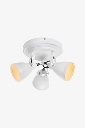 Markslöjd - Fjällbacka kattovalaisin, 3 lamppua, IP44 - Valkoinen - Kylpyhuonevalaisimet - - Homeroom