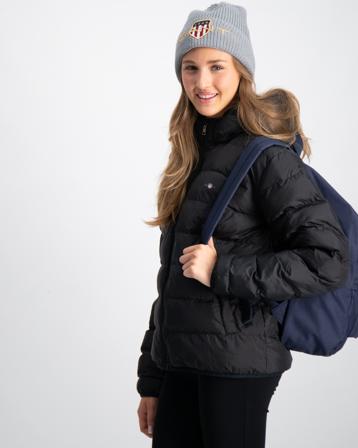 GANT LIGHT PADDED SHIELD JACKET Schwarz Jacken Mädchen - Kidsbrandstore