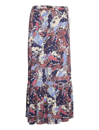 Slmayana Skirt Skirts Wrap Skirts Multi/mønstret Soaked In Luxury