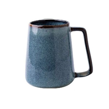 Stor Keramikmugg, 700ml Retro Kaffekopp, Vintage Design, Extra Stor Frukostmugg, Hållbar Temugg för Daglig Användning