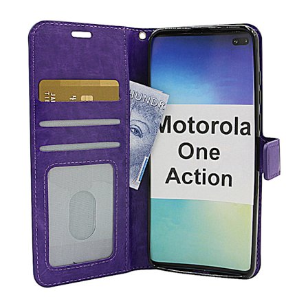 Crazy Horse Wallet Motorola One Action