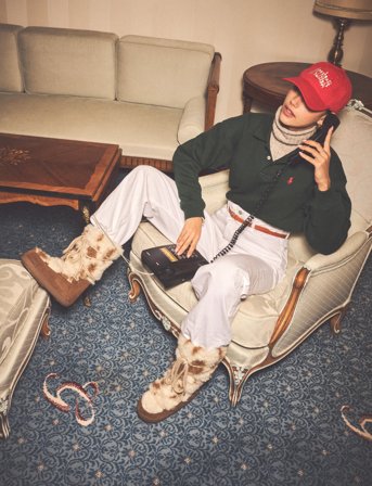 Inuikii Teddy High - Beige - 36