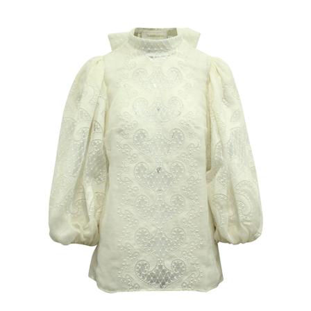 Zimmermann, Blouses & Shirts Wit, Dames, Maat:S,linnen