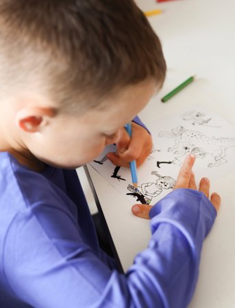 Pippi Langstrømpe Pippi Klistermärken Att Färg - Multi/patterned - ONE SIZE