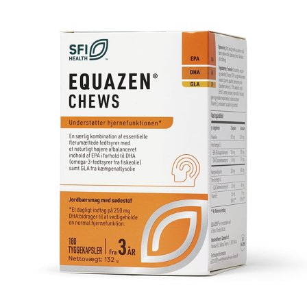 Equazen Chews 180 stk., Helse & Madvarer, Kosttilskud, Fiskeolie & Omega 3