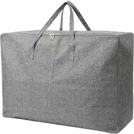 Ekstra stor opbevaringspose med lynlås og håndtag - robust, lugtfri