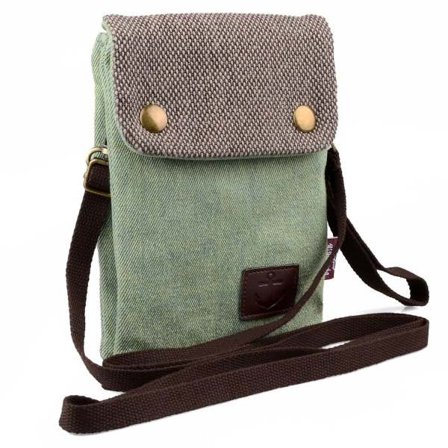 IC Liten Crossbody-mobilväska med axelrem, söt