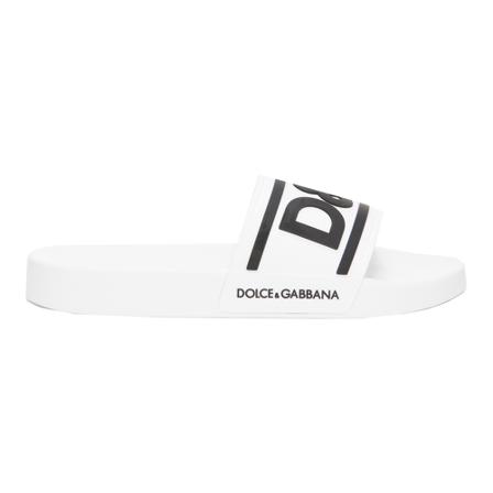 Dolce & Gabbana Sliders Hvid, Herre Sandaler, Størrelse: 42 EU