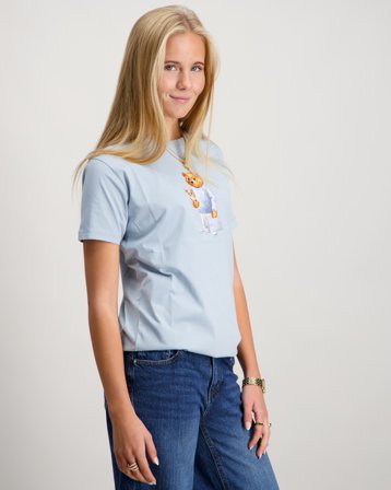 Baron Filou T-Shirt Blauw T-shirts Meisjes - Kids Brand Store