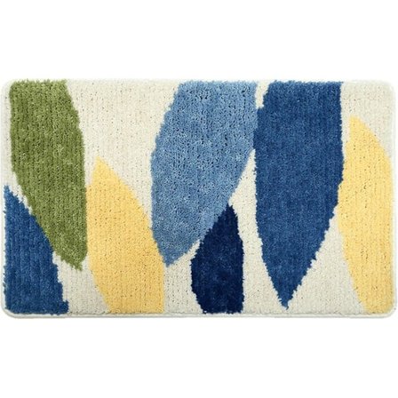 Badrumsmatta Dekorativ Citron Badmattor Mjuk Vattenabsorberande Halkskyddad Långhårig Duschbadskarsmatta, Inomhus Entré Främre Välkomstdörrmatta, 