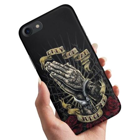 iPhone 5/5S/SE - Cover/Mobilcover Only God Can Judge Me