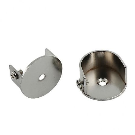 4x2x Infästningsfäste Gardinskena Stöd Gardinstångsfäste Väggfäste 28mm