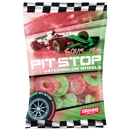Pit Stop Watermelon Wheels 100g