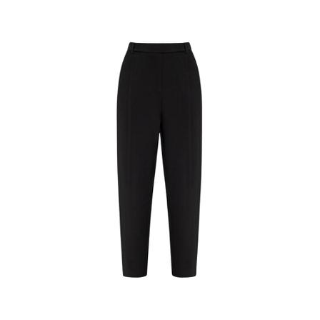 Self Portrait, Pleat-front trousers Zwart, Dames, Maat:S