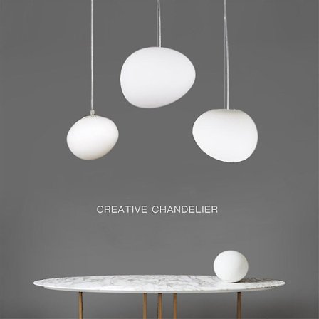 Cobblestone Chandelier Glas Villa Korridorbelysning