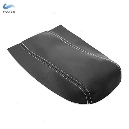 for Toyota Prius 2004 2005 2006 2007 2008 2009 2010 2011 2012 2013 2014 2015 Center Console Lid Armrest Box Cover Protect Trim-WELLNGS B Black-white 