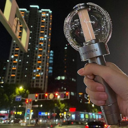 Kpop Enhypen Lysstav med Bluetooth Luminou LED Lysstav 7 Farger Justerbar Konsert Fluorescerende Glødende Fan-serie