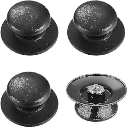 4 stk. Grydelågsknop, Universelle erstatningsknapper til grydelåg, Køkkenudstyr Knop Håndtag, Bakelit Cirkulære Håndtagsknopper