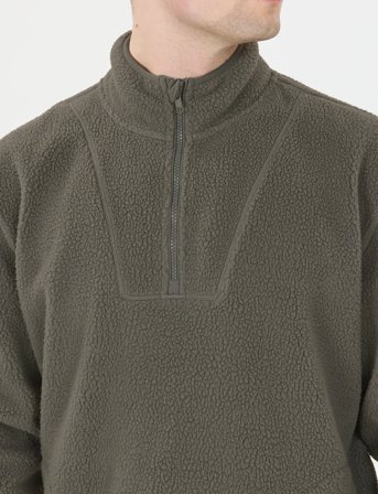 Virtus Phillips Half Zip Fleece - Green - XL