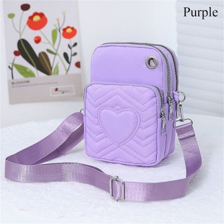 Lille skuldertaske Mobiltelefontaske LILLA