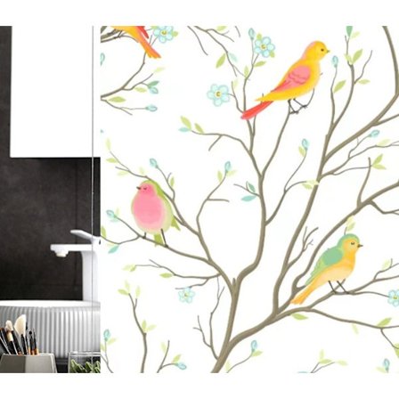 Lasikoriste 200 x 30cm värillinen huurrettu lasitarra