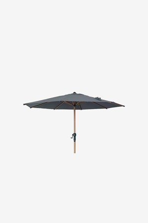 Hillerstorp - 300 cm med vev Parasol - Grå - Parasoller - Från Homeroom