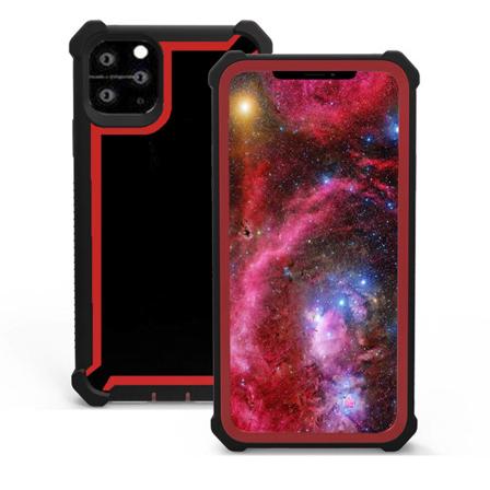 TG Skal - iPhone 11 Pro Max Svart/Röd