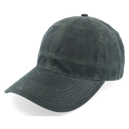 Richardson - 435 Solid Dark Olive Waxed Dad Cap Unconstructed Green Cap - @ Hatstore