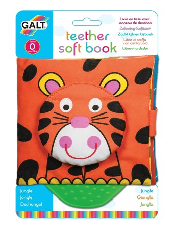 Galt | Teether Soft Book Jungle | ONE SIZE