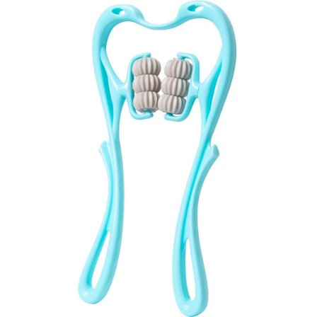 Muovista valmistettu painepisteterapia-kaulahieroja??t Hieroja??t Helpotus käsirullalla kaulahieroja??t Kaula-akupiste sininen