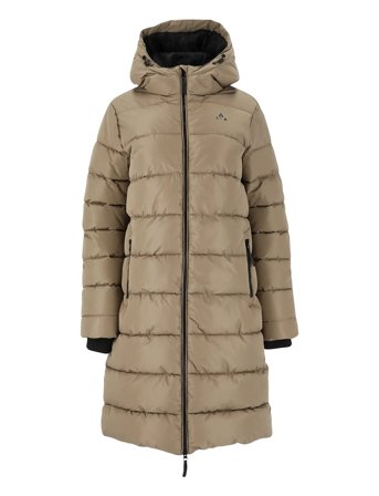 Amaret W Long Puffer Jacket Beige Whistler