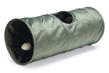 Designed by Lotte Cylla Velur Tunnel til Katt, Grønn - 65cm