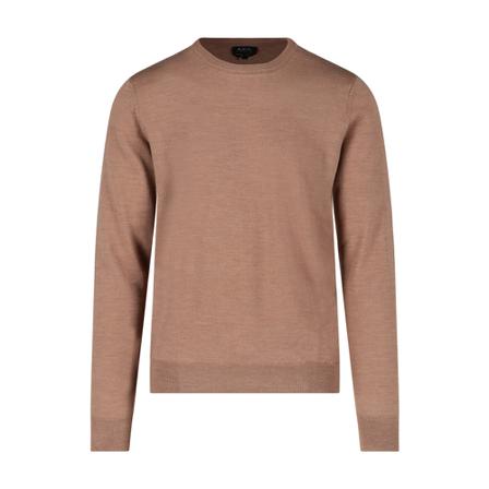 A.p.c., Round-neck Knitwear Beżowy, Mężczyzna, Rozmiar: M