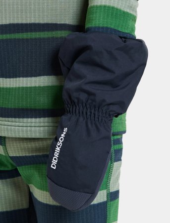 Didriksons Shell Kids Gloves 9 - Navy - 6-8
