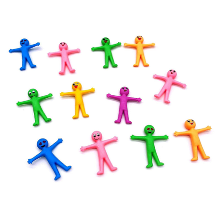 Stress Relief Leksak Kläm Smile Skurkar Gummi Fidget Långsamt Stigande Väggdekor