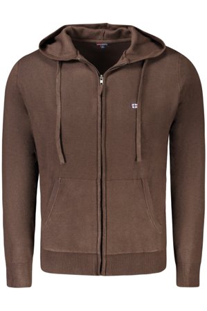 Norway 1963 Cardigan Uomo Marrone