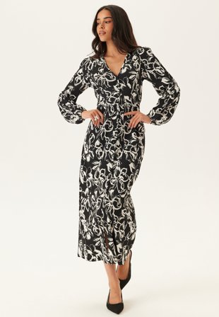 BUBBLEROOM - Structure Button Midi Dress - S