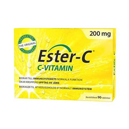 Medic Wiotech Ester C 200 mg 90 tabl., Helse & Madvarer, Vitaminer, C-vitamin