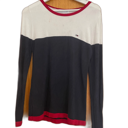 Tunn stickad Tommy hilfiger tröja