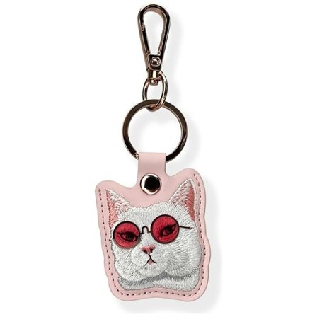 Nimmy Glasses Cool Cat Tracker -kotelo - vaaleanpunainen