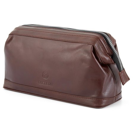 Trousse de toilette marron Tommy Jasper pour hommes - Trousses de toilette - pour Hommes - Lucleon