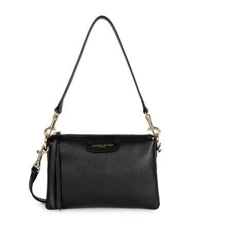 Lancaster Dune 529-73 cross Tas , Zwart , Dames , Maat: ONE Size Handtassen