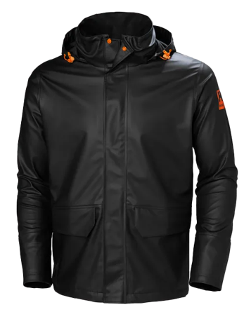 Helly Hansen Workwear Gale Regnjacka svart M, Arbetskläder