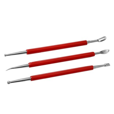 Carving sisennys Kynä savi puristuskynä Nahka kaiverrus kynä