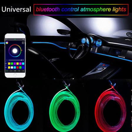 6,2m 4/5in1 El Neon Strip Light Rgb Led Bilinteriör