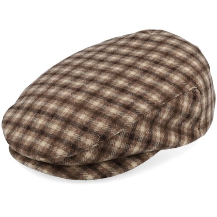 Brixton - Hnědý flatcap Kšiltovka - Hooligan Sand/Brown Snap Cap @ Hatstore