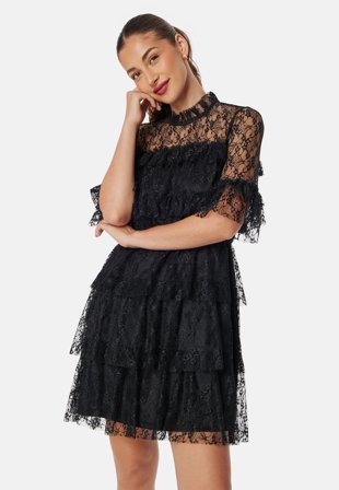 BUBBLEROOM - Frill Lace Dress - 40