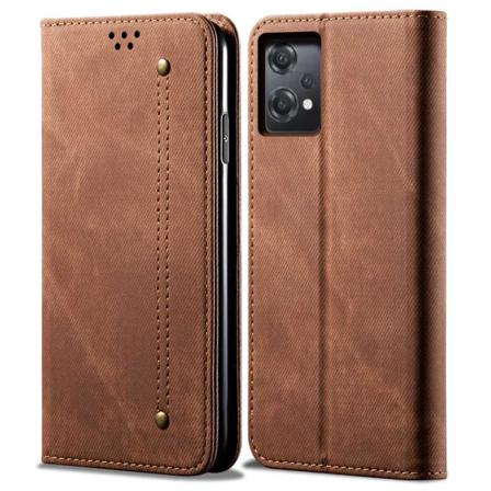 Oneplus Nord Ce 2 Lite 5g Magnetic Suction Wallet Style Fodral - Brun