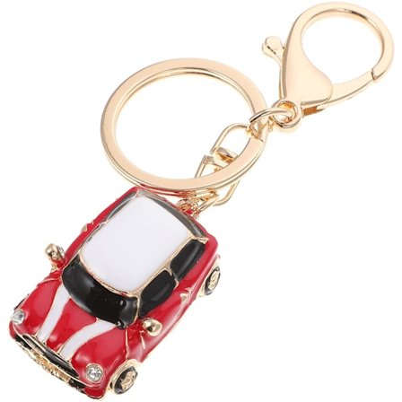 Delikat Romantisk Nøglering Ladybug Bil Nøglering Tegneserie Stil Col