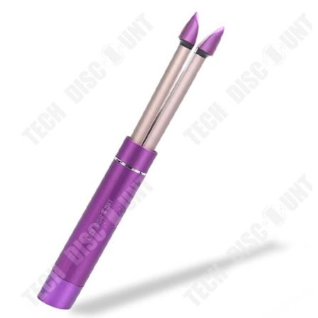 TD keramisk bärbar locktång hårvård teleskopisk curling för dubbla användningsområden liten skena mini locktång